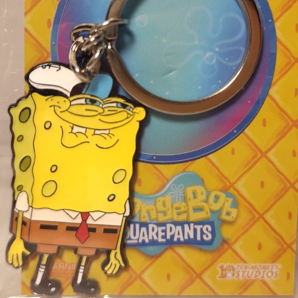Spongebob Squarepants You Like Krabby Patties Metal Keychain - Picture 1 of 3